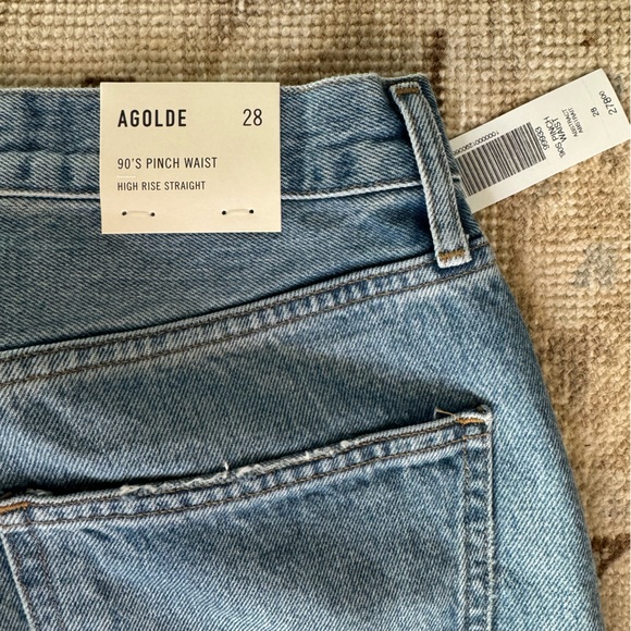 AGOLDE 90s Pinch Waist High Rise Straight Jean - Picture 5 of 7
